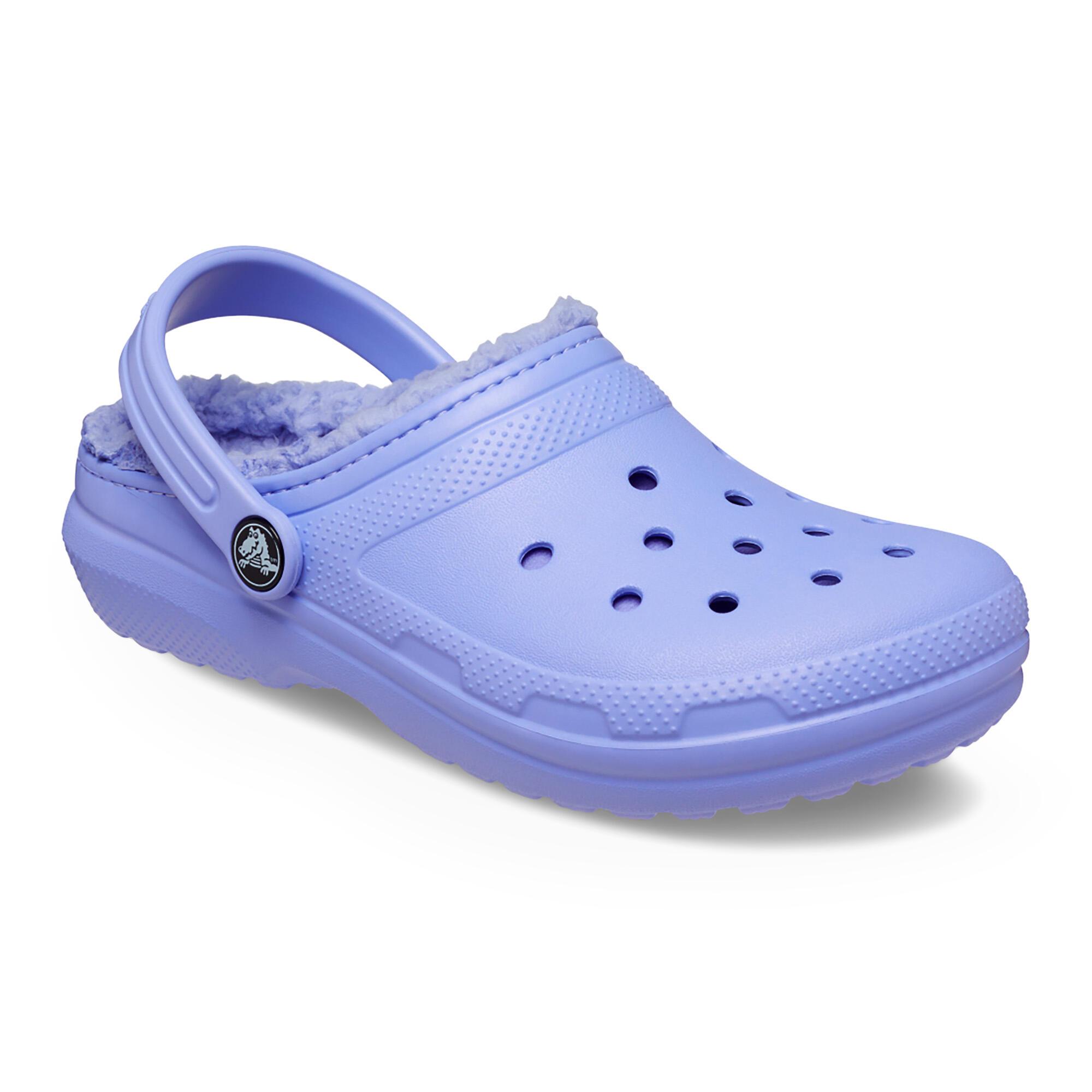 Crocs - Chaussons Enfant Crocs Classic Lined - Claquettes - Violet - 27 - Decathlon