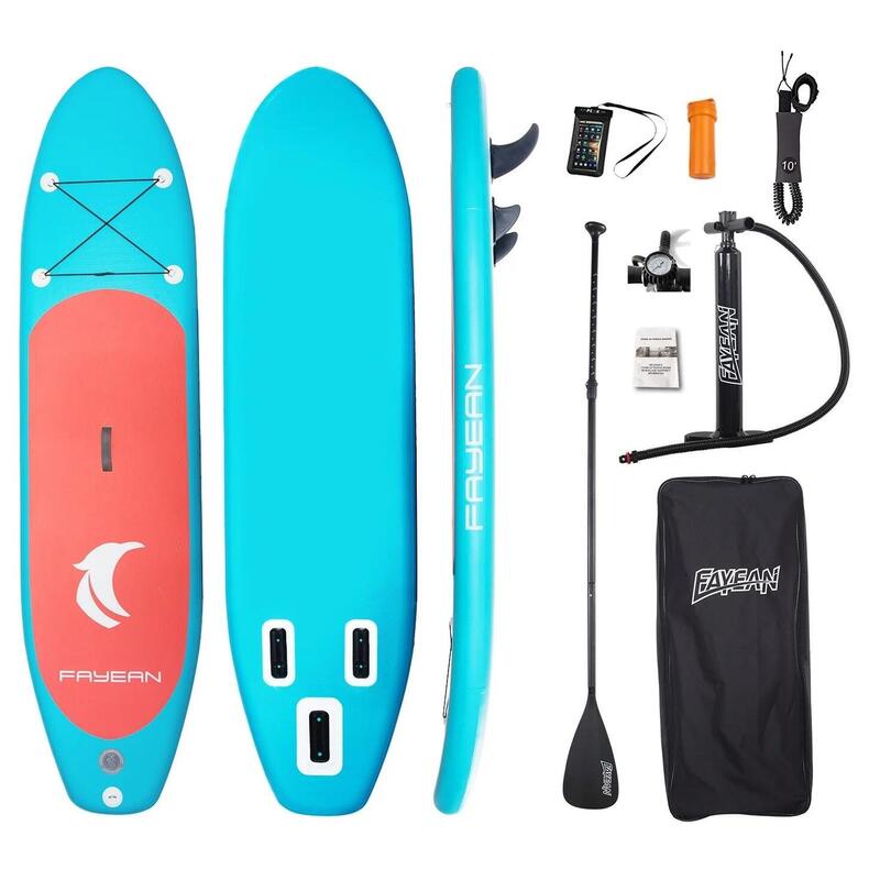 Blue Pink 10' STAND-UP PADDLE BOARD SET