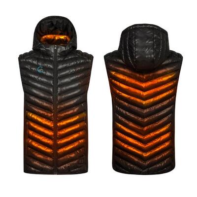 Høgge verwarmde heren bodywarmer gløde zwart