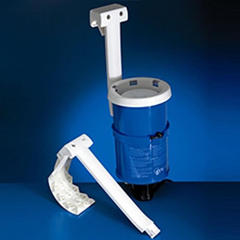 Filtro de cartucho azul con filtración de 2 m3/h a 72 W de potencia