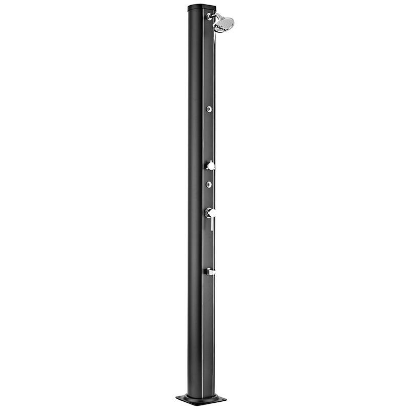 Gre - Douche Solaire En Aluminium Noir / Avec Robinet Lave-pieds / 32 L - Douche - Noir - Taille Unique - Decathlon
