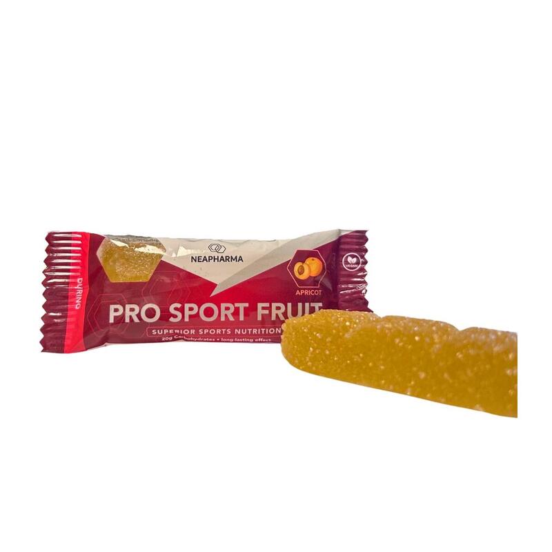 12 Sport Fruit energy chew abrikoos & langdurige isomaltulose werking