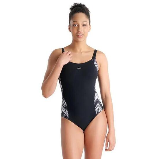 Maillot de bain sculptant Arena Emma BodyLift noir/multicolore taille 42