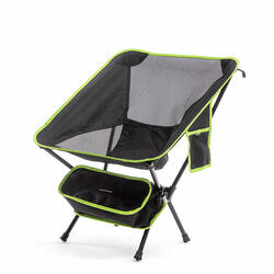 Chaise de camping pliante InnovaGoods Noir