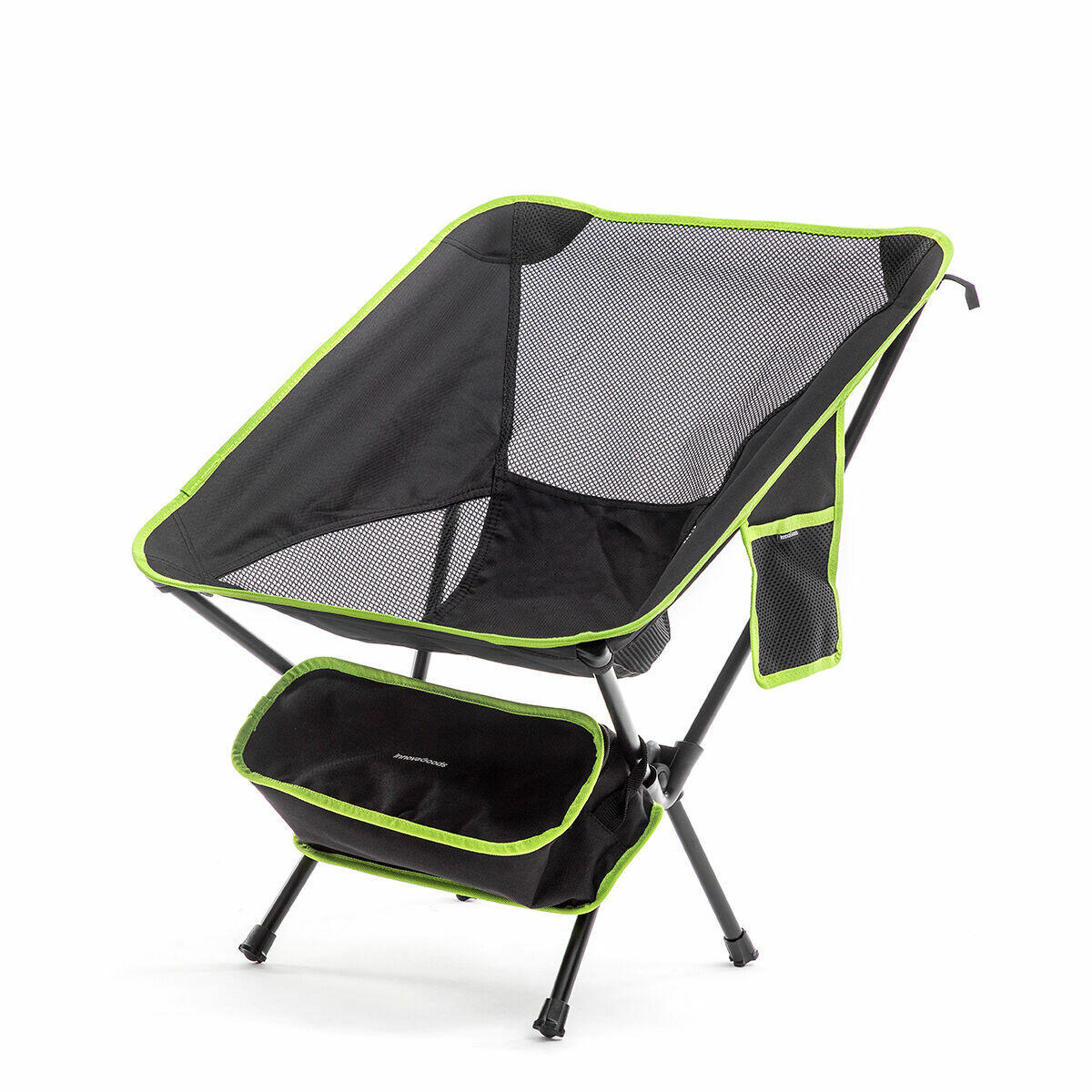 Chaise de camping pliante InnovaGoods Noir