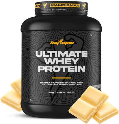 BigMan - Ultimate Whey Protein 2 kg - Proteina de suero de leche - Sabor: Cooki