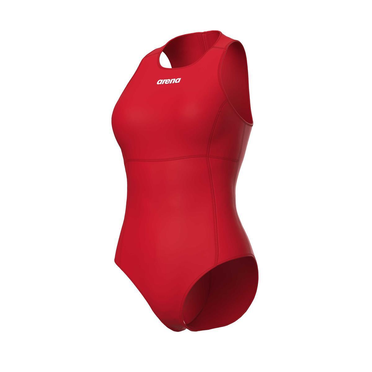 Arena - Maillot De Bain 1 Pièce Femme Arena Team Solid - Maillot De Bain 1 Pièce - Rouge - 40 M - Decathlon
