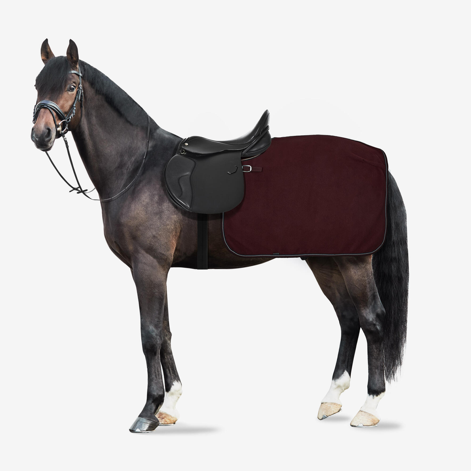 Couvre-reins pour cheval en polaire Horze Kiel 3/4