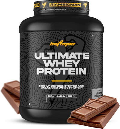 BigMan - Ultimate Whey Protein 2 kg - Proteina de suero de leche - Sabor: Cooki