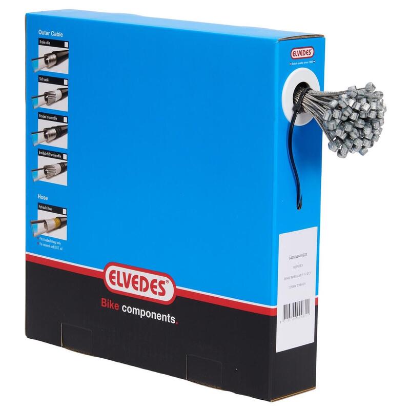 Câble de frein Elvedes acier inoxydable 2250mm 6427RVS-49-BOX (100 pièces)