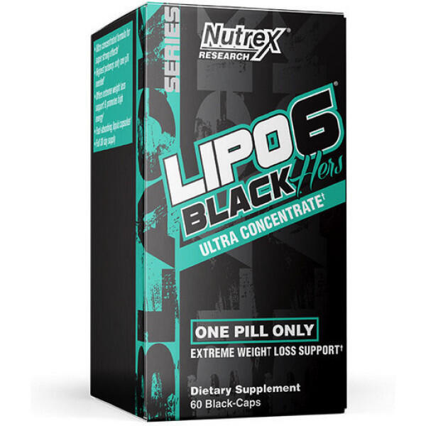 Nutrex Research Lipo 6 Black Hers Ultra Concentrate 60 Caps