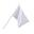 Drapeau de juge avec manche en bois Kwon
