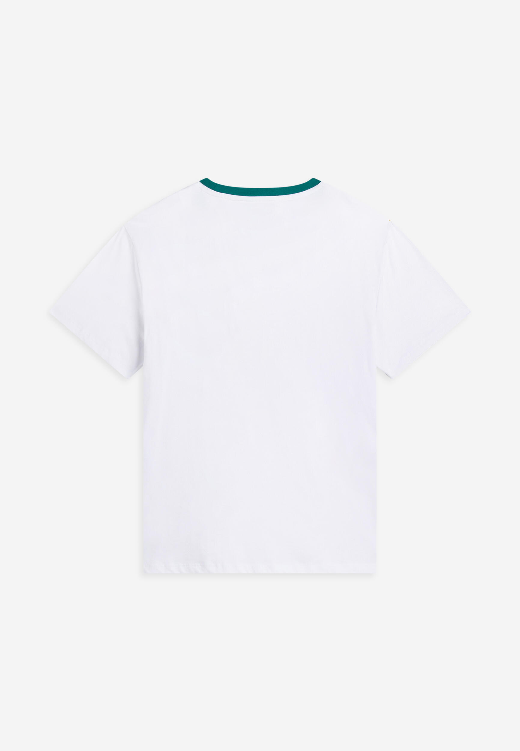 T-shirt pour hommes avec maxi logo sur le côté du cœur ton sur ton 2/4