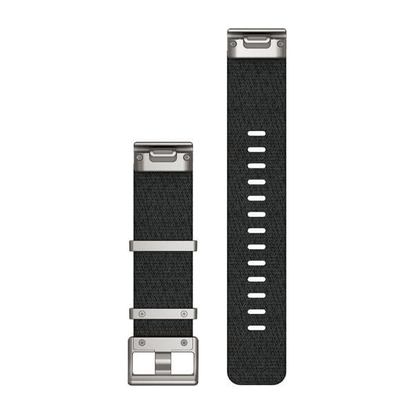 Garmin Correa De Reloj Quickfit 22 Nailon Jacquard Negro 2/2