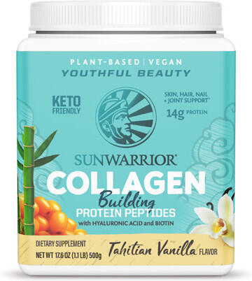 Sunwarrior Collagen Building Protein Peptides (500g) Tahitian Vanilla