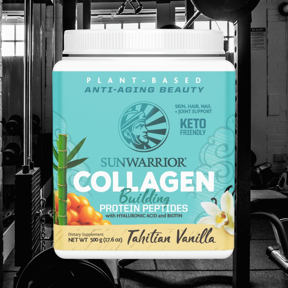Sunwarrior Collagen Building Protein Peptides (500g) Tahitian Vanilla 2/3