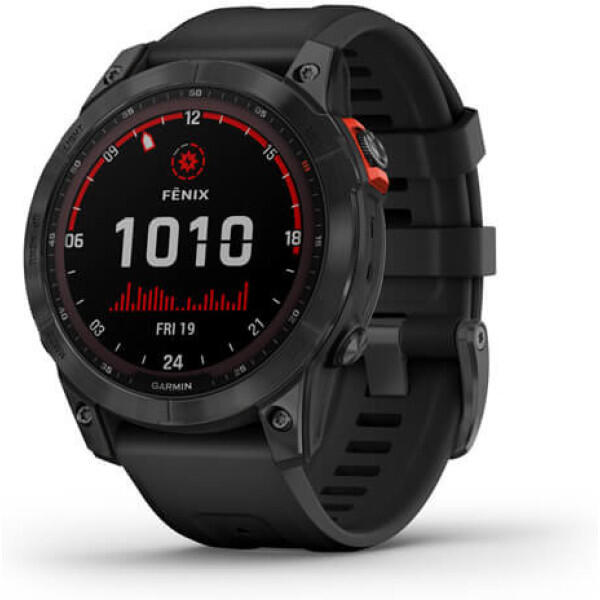 GARMIN Garmin Fenix 7 Solar Multisport GPS Watch 47MM Large Slate Grey Refurbished