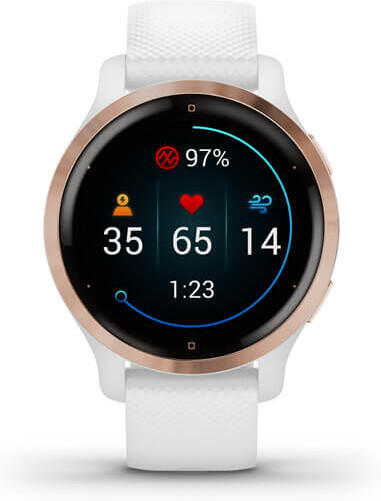 Garmin Venu 2s Branco Ouro Rosa 2/4