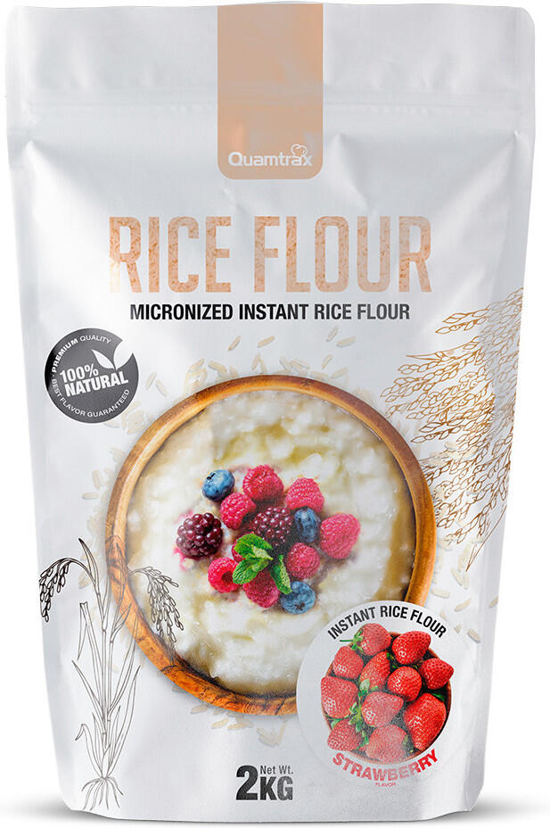 Farine de Riz Instantanée - 2kg Fraise de Quamtrax 2/6