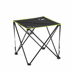 Table de Camping Pliable en Tissu avec Housse InnovaGoods Noir