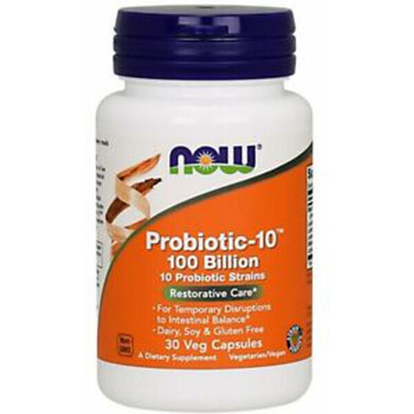 NOW Now Foods Probiotic-10™ 100 Billion (30) Standard