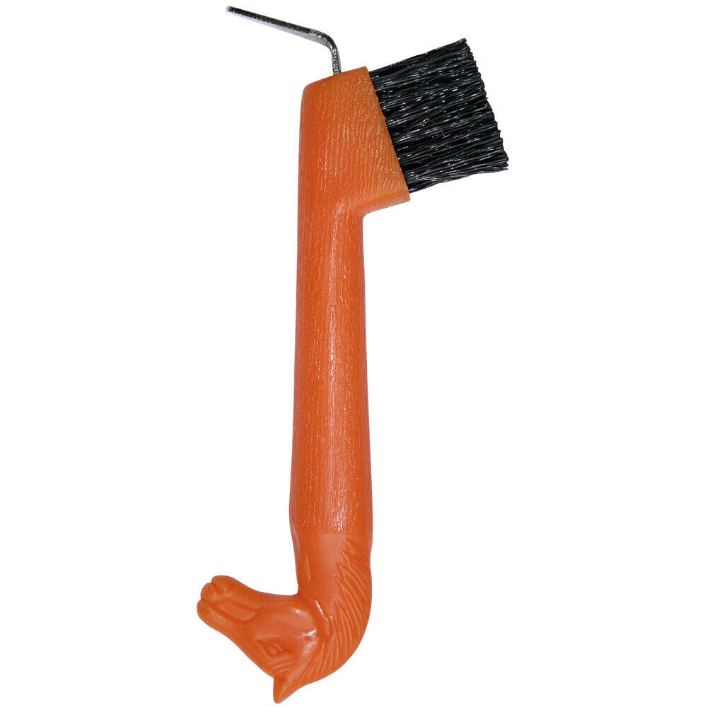 Harrys Horse - Lot De 10 Cure-pied Tête De Cheval Avec Brosse Harry's Horse - Cure-pied - Orange - Taille Unique - Decathlon