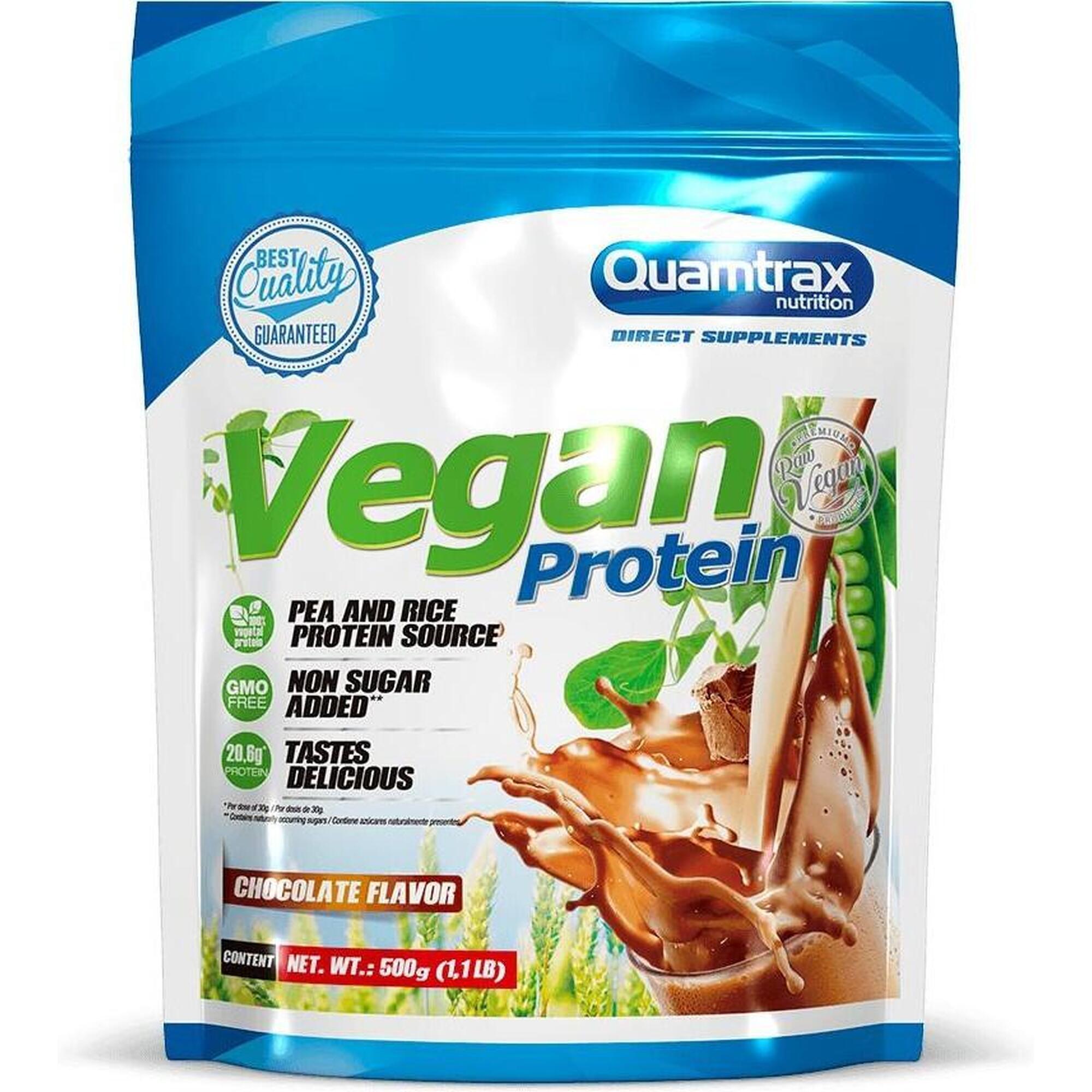 Quamtrax Proteína Vegana 500 Gr Exclusivo Online      15,90€  QUAMTRAX Quamtrax Proteína Vegana 500 GrVendido e expedido por: NutriCorelam    