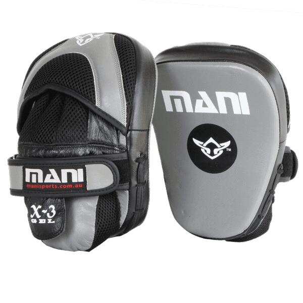 GRAY & BLACK PRE CURVED LEATHER PUCH FOCUS PADS