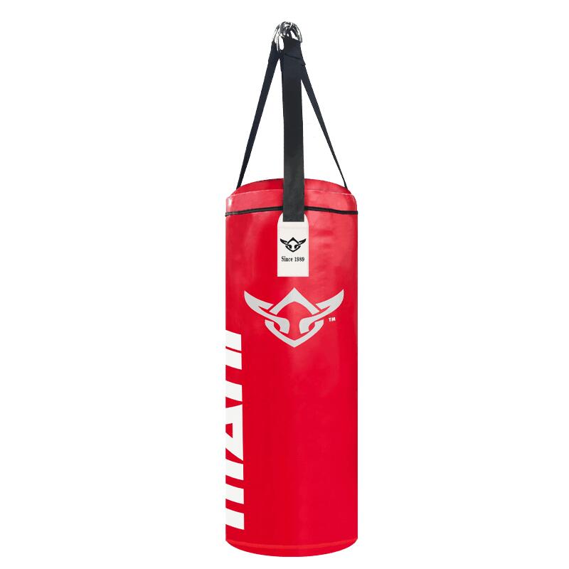 RED DELUXE HEAVY DUTY 3FT FILLED PUNCHING BAGS