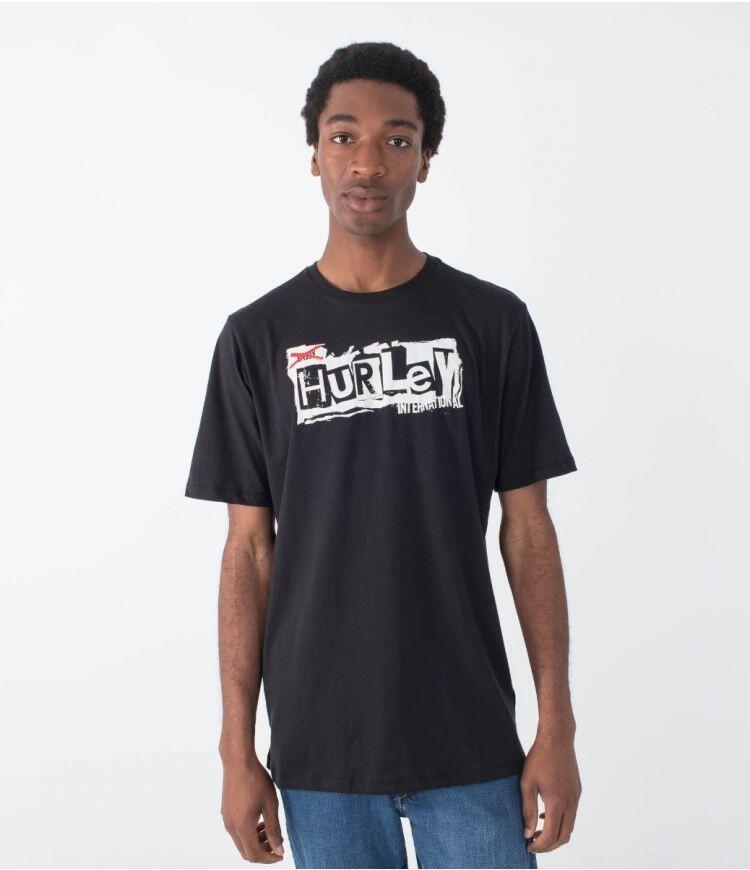 HURLEY T-shirt uomo hurley 25th s2 - nero