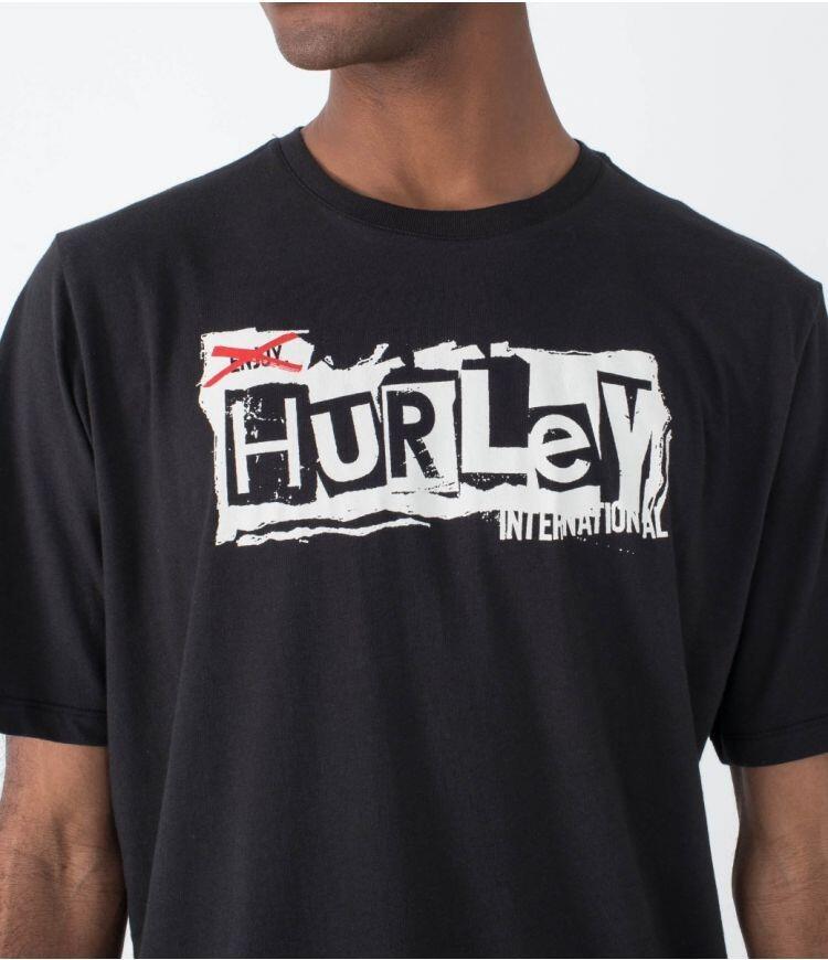T-shirt uomo hurley 25th s2 - nero 2/4