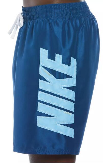 Costume da bagno uomo nike big logo - blu 3/5
