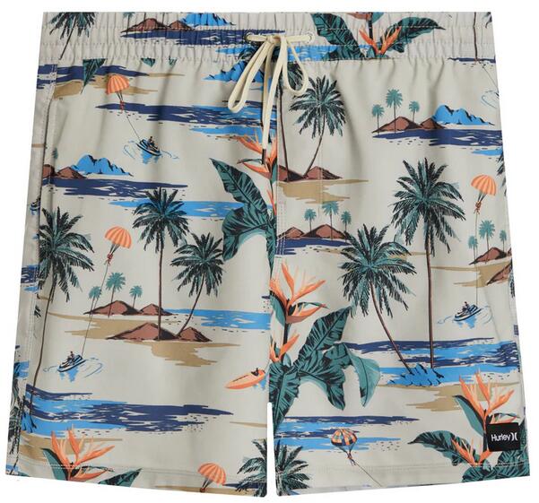 HURLEY Costume uomo hurley cannonball volley " - beige