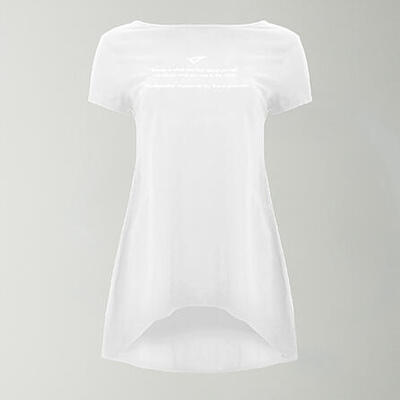 t-shirt ginnastica europa donna verde militare