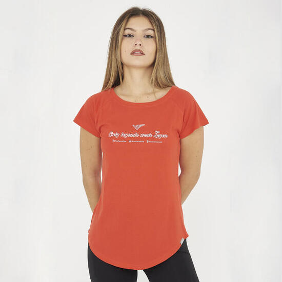 T-shirt in cotone da ginnastica CILLENE azzurra