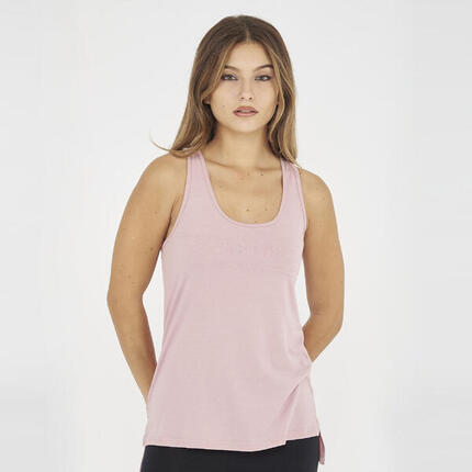 Tanktop aus Baumwolle zum Training TITANO schwarz