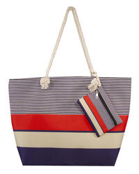 SAC IMPRIMÉ PLAGE AVEC ÉLÉGANT SAC À MAIN CORAIL