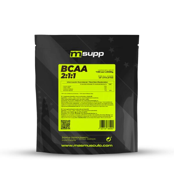 BCAA 2:1:1 - 500g de MASmusculo Fit Line