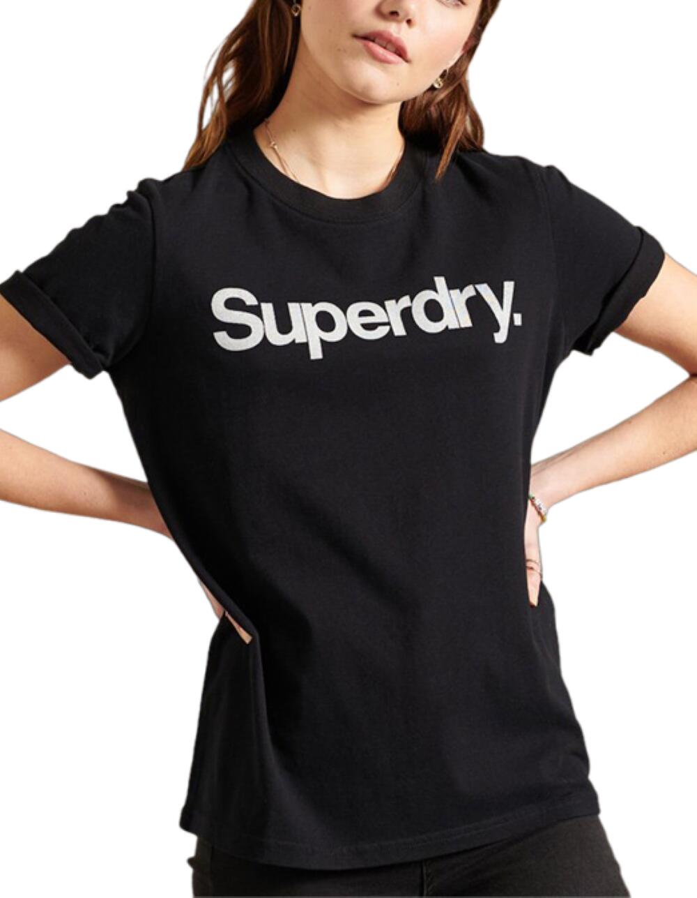 T-shirt de randonnée Superdry Logo pour femmes 1/2