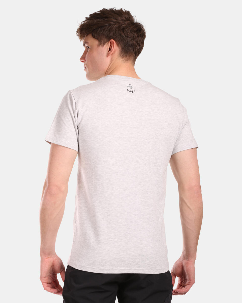 Camiseta de algodón VIBE-M hombre KILPI Gris claro 2/4