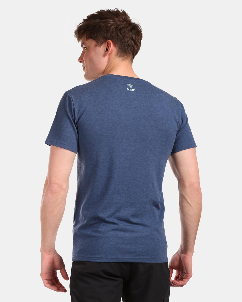 Camiseta de algodón VIBE-M hombre KILPI Azul oscuro 2/4