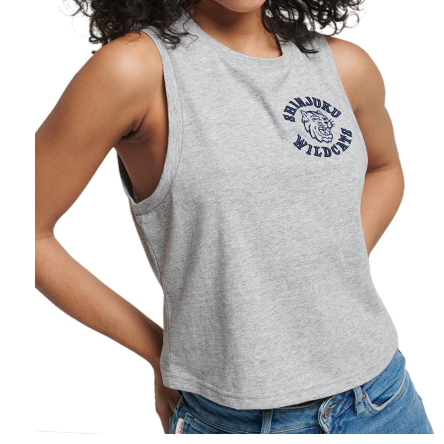 Superdry - Débardeur Superdry Vintage Collegiate Touring T-shirt Pour Femmes - T-shirt Manches Courtes - Noir - 36 Xs - Decathlon