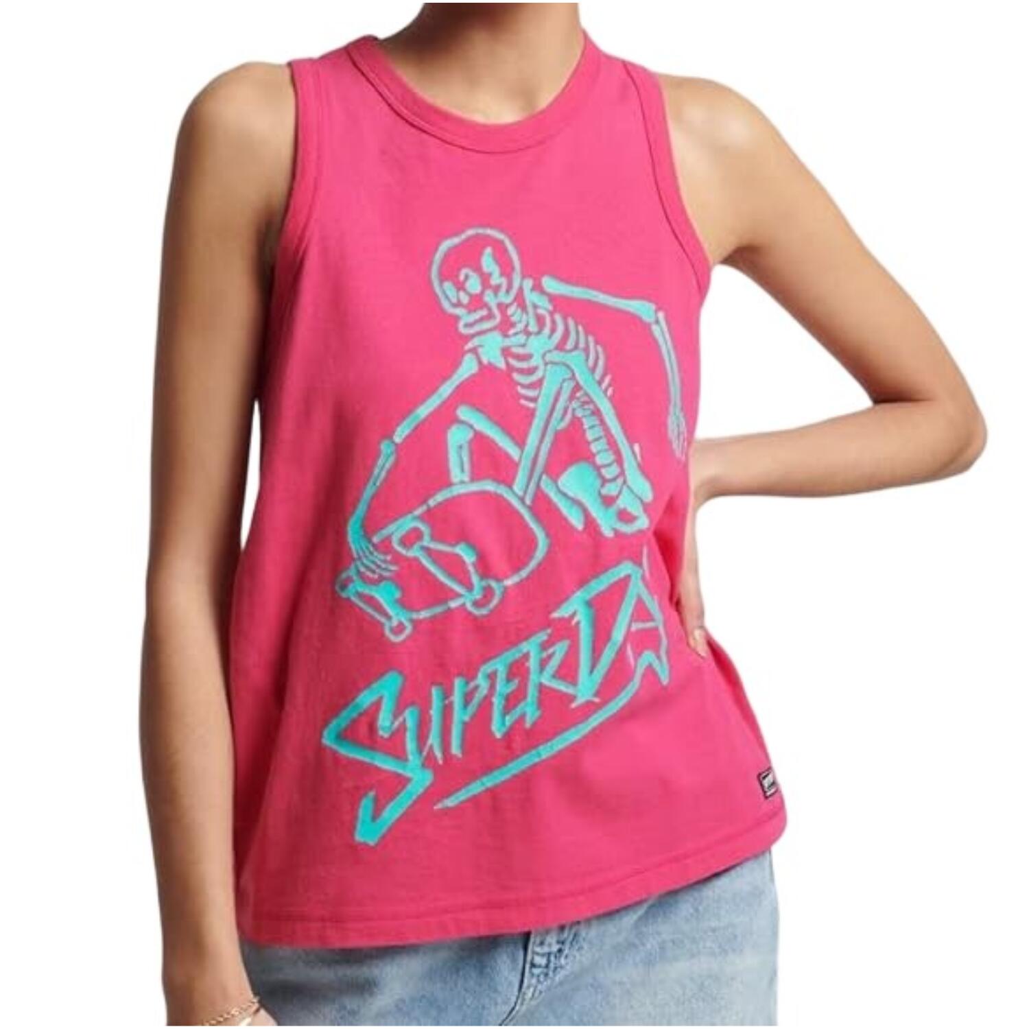 SUPERDRY Dames Superdry Vintage Cali Vest wandelshirt