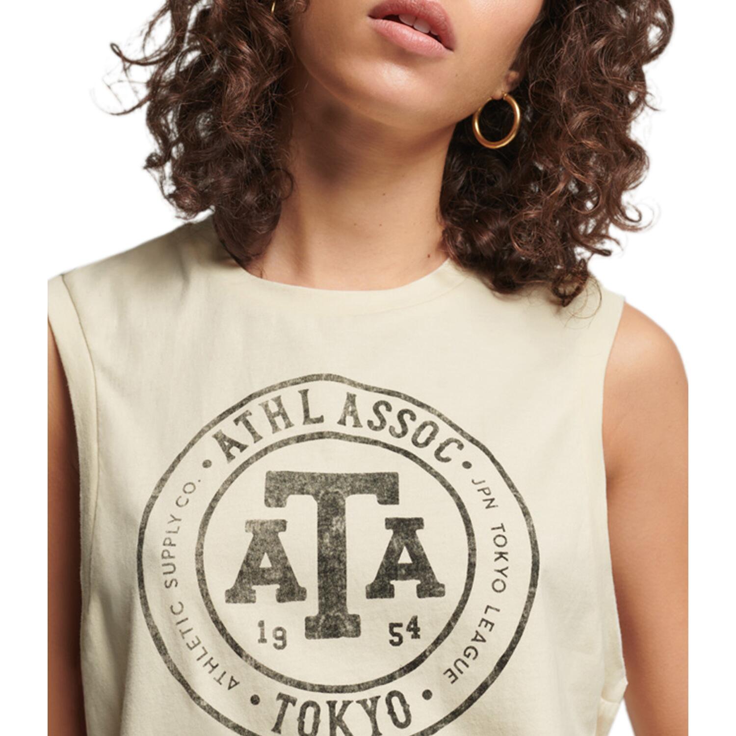 Koszulka turystyczna damska Superdry Vintage Collegiate Tank
