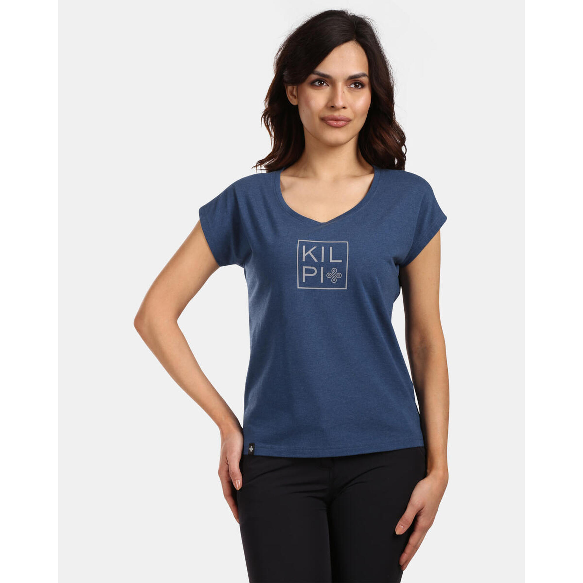 Kilpi - T-shirt En Coton Pour Femmes Kilpi Roane-w - T-shirt Manches Courtes - Bleu - 34 - Decathlon