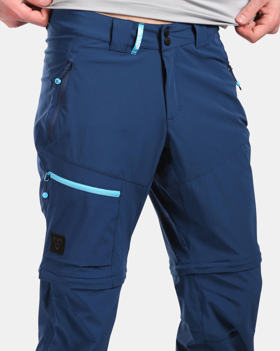 Pantalón desmontable montaña y trekking HOSIO-M hombre KILPI Azul oscuro 3/7
