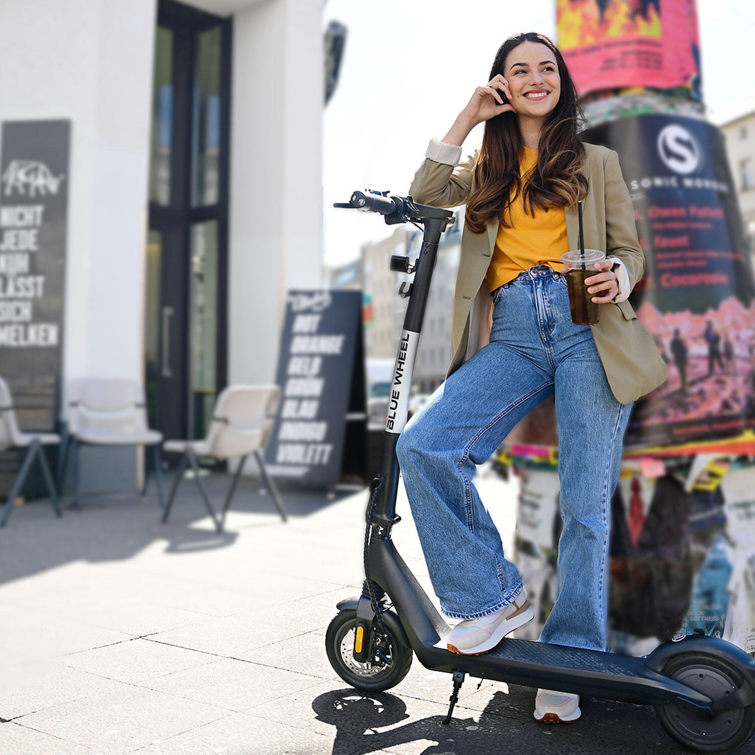 Bluewheel E-Scooter IX250 | 350W Heckmotor bis zu 20 km/h | Faltmechanismus 2/8