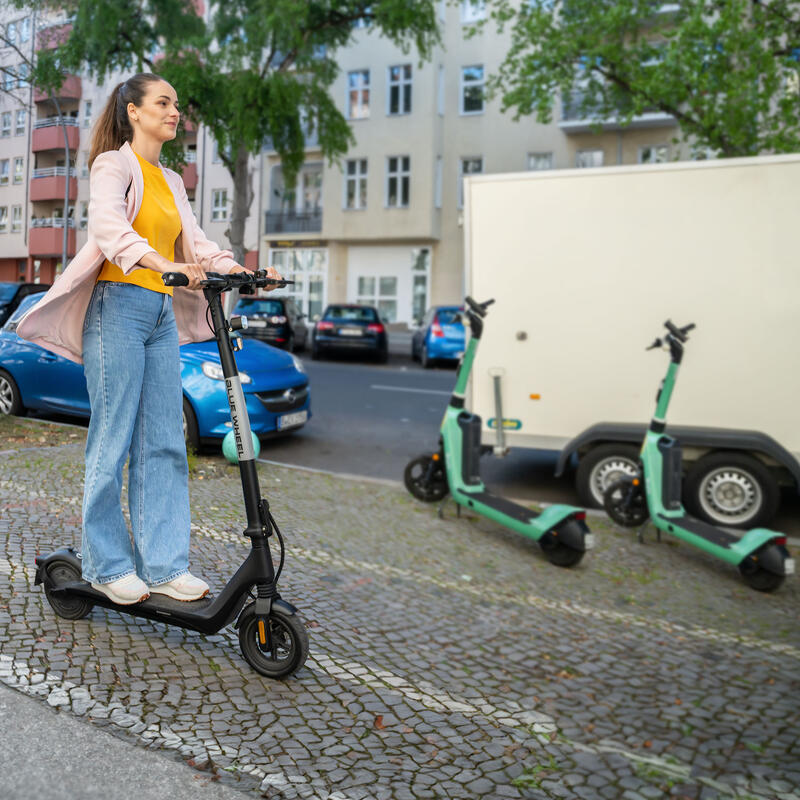 Trottinette électrique BLUEWHEEL IX250: Légère, freinage Double, Moteur 350W