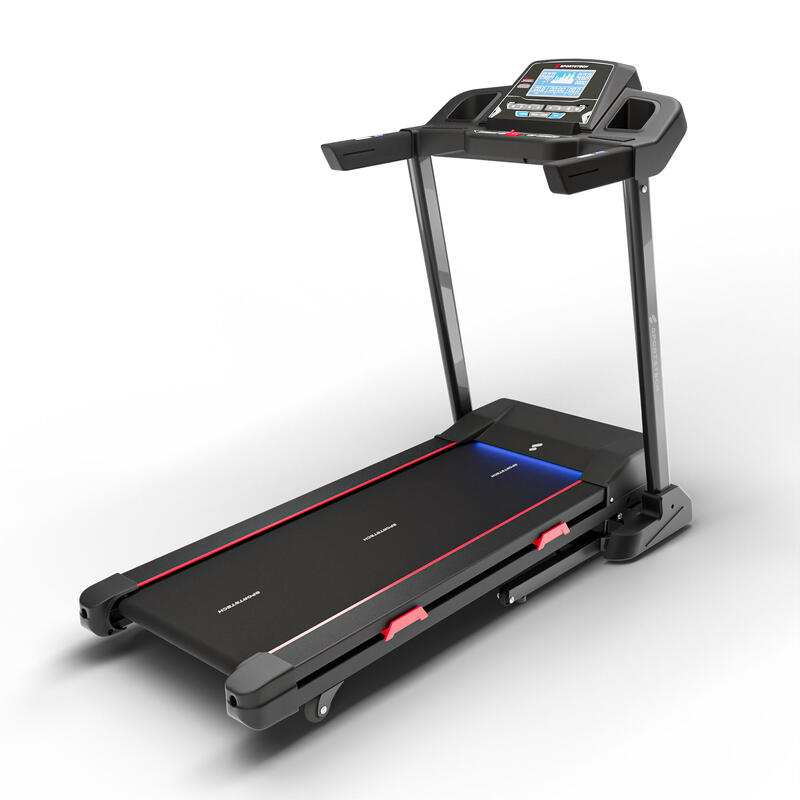 Tapis Course F31 Pliable, Cardio, 12 Programmes, 16km/h, MP3 + Haut-Parleurs