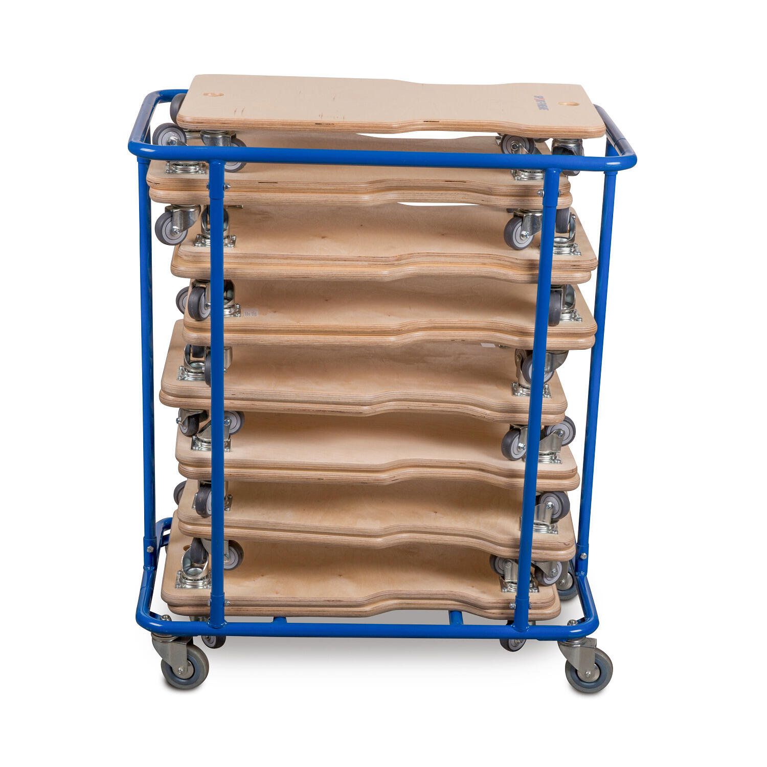 Aufbewahrungswagen für Rollbretter Schulsport Unisex 3/5